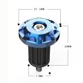 CNC Metal Handlebar Caps Dirt Bike Accessories Handlebar Counterweight Plug Accessories Parts Dirt Bike Parts Dirt Bike Handlebar Ends Motor Bike Grips Motorcycle Handle Bar Ends Handlebar End Plugs. 