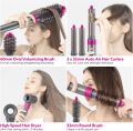 5 in 1 Multifunctional Hair Dryer Comb Styler - Hot Air Comb Straightening - Curling Iron Roller Style - Hair Styling Tool - Dyson Dupe Airwrap Hair Curler - Electric Hair Brush - Versatile Tool For All Womens Girls Styling Needs. 