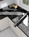 60cm x 100cm & 60cm x 200cm Marble Sheet Sticker, PVC Waterproof Self-Adhesive for Kitchen and Furniture. 