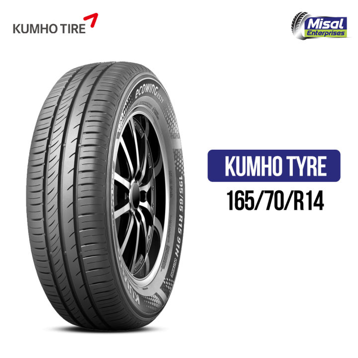 Kumho Tire| 165/70/14 ES31 Ecowing | Tyres for car 14 inch | Premium Quality Car Tyres (Single piece price )