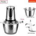 Stainless Steel 2 Speeds Big Capacity Electric Meat Grinder Food Processor Compact Body Design Beautiful Durable. 