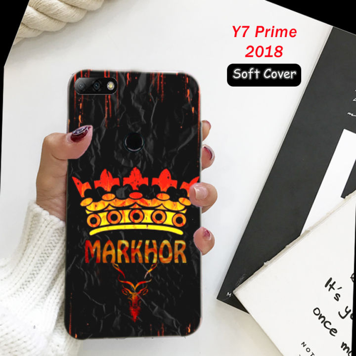 Huawei Y7 Prime 2018 Pouch Cover Markhor Soft Back Cover