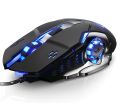 Professional RGB Wired 3200 DPI  Gaming Mouse With Free Pad - 6 Programmable Buttons For Computer & Laptop. 