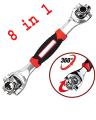 Professional Alloy Steel 8 in 1 Socket Wrench Goti Pana with 360 Degree Rotation. 
