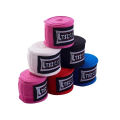 New 2 Roll 3/4.5M Cotton Boxing Bandage port trap anda Kick Boxing MMA Hand Glove Wrap Belt Martial Art Writ Fit Wrap. 