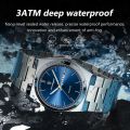 POEDAGAR Men's Fashion Ultra Thin Metal Wristwatch | New Luxury Calendar Business Watch with Waterproof Night Light Quartz Watches. 