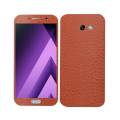 Samsung Galaxy A7 2017 Brown Common Leather Texture Mobile Skin. 