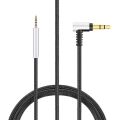 OFC Replacement Nylon Braided Cable Extension Cord For Harman Kardon CL Subaru Premium NC BT Harkar-NC Harkar-BT Headphones. 