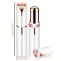 WISCOBUY Rechargeable Painless Facial Hair Remover for Women | USB Electric Shaver with LED Light | Lipstick-Shaped Portable Eyebrow, Lip, Chin & Upper Lip Trimmer | Original Finishing Touch Flawless Hair Removal | Imported & Original for Girls & Ladies. 