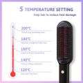 2 in 1 Electric Hair Straightener Curler Heating Styling Comb Straightening Brush - Multicolors. 