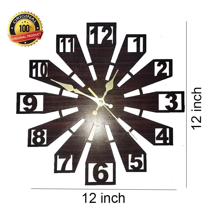 Ksa%203d%20Wooden%20Wall%20Clock%20for%20Home%20and%20Offices,%203D%20Design%20-%20Image%204