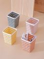 Small Desktop Trash Can Creative Mini Trash Can Hollow Home Office Kitchen Living Room Trash Garbage Cans for Kitchen Office Outdoor. 