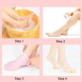 1 Pair Silicone Moisturizing Gel Heel Socks Exfoliating And Preventing Dryness Foot Skin Rejuvenation Foot Care Elastic Sock Eatop. 