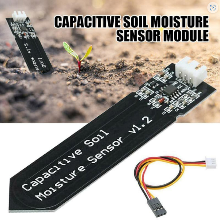 Compact Design Capacitive Soil Moisture Sensor Versatile Easy ...