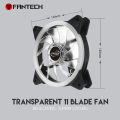FANTECH FC 124 Turbine RGB Ring Colorful LED Silent Cooling Fan. 