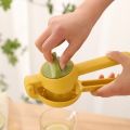 Squeezer-Lemon Squeeze-r Limo Nichor Plastic Manual Single Press Lemon Squeezer Manual Fruit Squeezer Citrus Juicer – Yellow Easy Kitchen. 