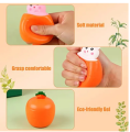 Carrot-Rabbit Squishy Anti Stress Funny ADHD Squeeze Toys Squishes Carrot Rabbit Fidget Toys Pop Up Squishy Rabbit in Carrot Stress Relief for Kids & Adult Tricky Funny Novelty Toy. 