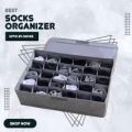 Socks Drawer Organizer Divider, 24 Cells Box Foldable Socks Organizer Closet Organizer Organizer Underwear Storage Boxes to Hold Socks. 