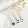 Lucky Eye Necklace Clavicle Chain Amulet Turkish Small Evil Blue Eye Necklace for Women Accessories Gift. 