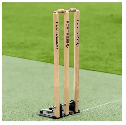 Fortress Spring Back Cricket Stumps 28in Icc Regulation Stumps Cricket