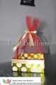 Gift Wrapping Basket (Glitter Paper & Hard Board Made) 8” x 8” size. 