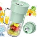 Small Portable Cup Blender - 400ml Capacity, Rechargeable with Type-C, Great for Travel, Gym, and On-the-Go. 