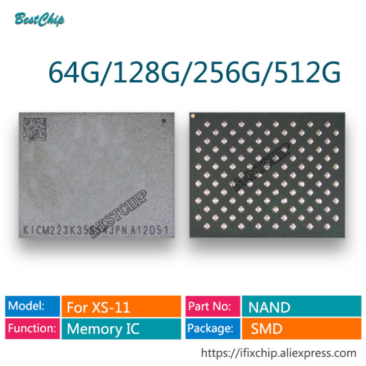 64G 128G 256G 512GB HDD NAND Memory Flash chip For iPhone 8 8Plus X XS XSMax XR SE2020 11/11Pro/11ProMax