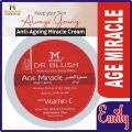 MALAMAH DR BLUSH AGE MIRACLE WHITE PERFECT NIGHT BEAUTY VITAMIN C CREAM FOR ADVANCE FACE FRESHNESS, FRECKLES, ANTI WRINKLES, ANTI AGING, DARK CIRCLES, DEEP SKIN TREATMENT AND ULTRA HD GLOW, ACTIVE SKIN TIGHTNINGS INGREDIENTS INTENSIVE EFFECTS 50G. 