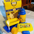 Boys Double Layer Kids School Lunch Box with Spoon And Water Bottle 700. 