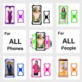 Universal Phone Case For Iphone Xs Max XR X Elastic Silicone Bumper Cover For Samsung Huawei Xiaomi Phone Size 4'' To 6.5'' Case. 