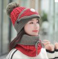 Wool Cap With Neck Warmer & Mask 3 pcs set .  3 PCS LADIES WOOL CAP SET CAP  NICK  MASK   Material: Soft & Skin-Friendly Wool Fabric Unisex Caps(For LADIES)  7 BEAUTIFUL COLORS AVAILABLE. 