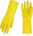 Reusable Rubber Dishwashing Gloves, Extra Thick, Long Sleeve, for Kitchen, Work, Painting, Gardening, Pet Grooming. 