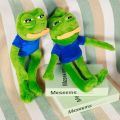 CGGJNUOH 45CM Pepe Frog Plush Toy Sad Male Ugly Baby Big Mouth Crying Face Peripheral Dolls Send Friends Funny Christmas Birthday Gifts. 