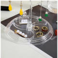 Elegant Earring display stand Handcrafted Plastic Necklace holder rack Height 23.5cm Bird jewelry display for Bedroom. 