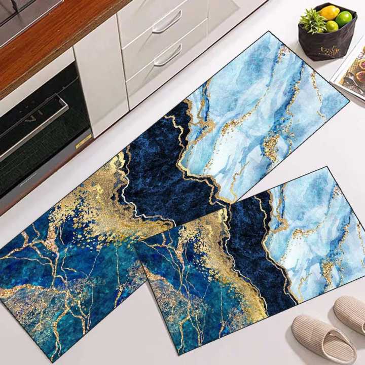kitchen mat kitchen floor mat kitchen rugs kitchen runner rugs washable kitchen rugs  Anti Slip Water Absorbment 2pcs Set Runner & Mat Bedroom Long Bedside Area Rug Washable Runner OR Mat