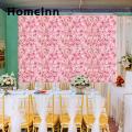 Flower Wall Panel Decor Exquisite 3d Floral Wall Backdrop for Wedding Baby Shower Parties Diy Square Rose Flower Wall Panel for Stunning Photography Prop Artificial Rose Wall Panel. 