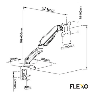 Flexo%20Single%20LED%20Adjustable%20Monitor%20Arm%20Stand%20%7C%20Desk%20Mount%20Compatible%20with%2013"%20to%2027"%20LED%20Displays,%20Supports%20360%C2%B0%20Rotation%20-%20Image%207