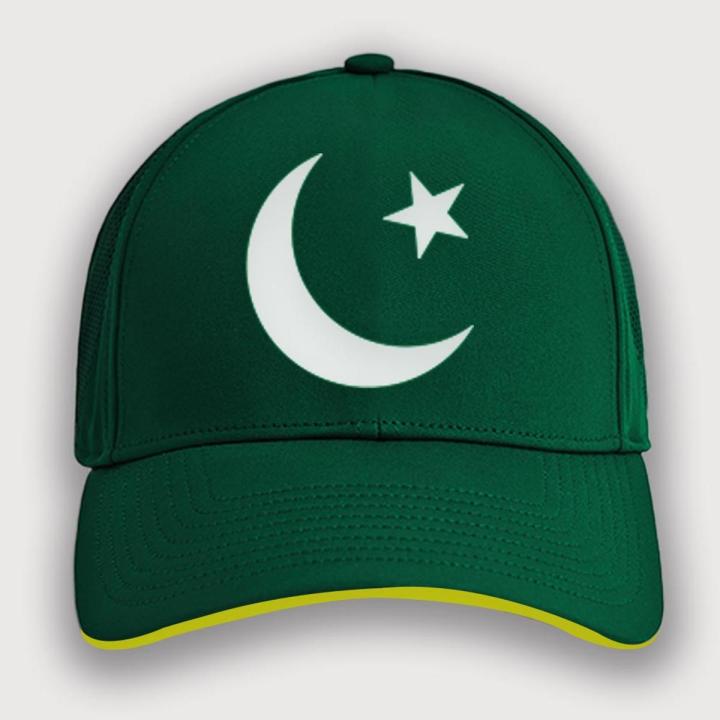 Pakistan Flag Cap for Boys and Girls Baseball Hat Chand Tara at CustomizeGiftsPK