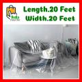 20 × 20 Feet Large Polythene Plastic Dust Sheet Cover DIY Decorators Painting Decorating Pure Flexible Quality. 