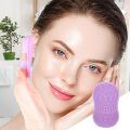 Silicone Face Scrubber, Finger Handle Silicone Face Brush for Deep Cleansing - Ergonomic Grip Women Men Face Scrubber for Massaging for Travelling, Dormitory. 