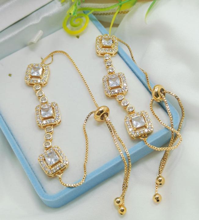 Beautiful%20Fancy%20Zircon%20Bracelet%20for%20Women%20%7C%20Premium%20Luxury%20Zircon%20Bracelet%20for%20Women%20-%20Elegant%20Adjustable%20Gold%20Plated%20Chain%20Bracelet%20-%20Fancy%20Crystal%20Tennis%20Bracelet%20for%20Girls%20-%20Wedding%20&%20Party%20Wear%20Jewelry%20-%20Stylish%20Stone%20Inlaid%20Kada%20Bracelet%20Anniversary%20-%20Image%205