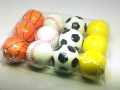 PU Foam Rubber Ball Toy basketball Hand Wrist Exercise Stress Relief Squeeze Soft Colorful Foam Ball 6.3CM. 