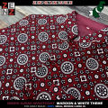 Men's Sindhi Ajrak Waistcoat for Adult Males Pakistani Traditional Cultural Wear. 