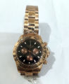 High Quality Luxury Copper Watch For Men Black Dial. 