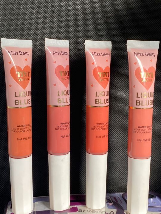MISS BETTY TINT WATER BLUSH VERY LIGHTWEIGHT TEXTURE LONG LASTING