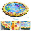 PinShang Sprinkler Pad For Kids 39'' Sprinkler Play Mat Outdoor Pool Party Water Play Toys Water Play Game For Kids Pets. 