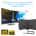 HDTV Antenna Indoor 4K High Gain Digital TV Antenna Televisions Accessories. 