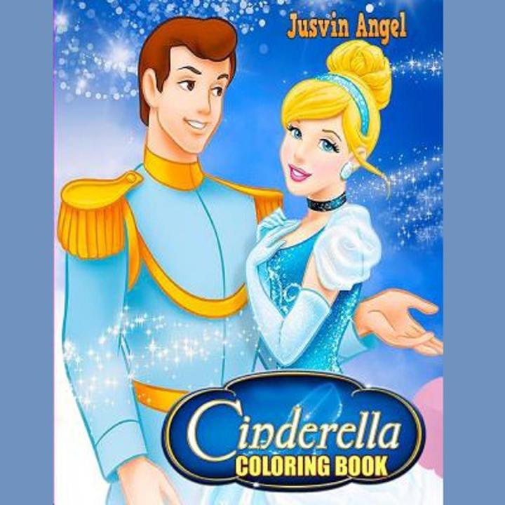 Cinderella Coloring Book Cinderella Characters Coloring art Activity Book