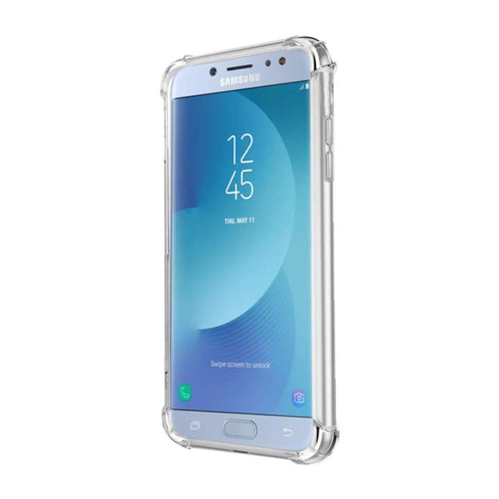 Samsung%20J5%20Pro%20Or%20J530%20Airbag%20Case%20Anti%20Shock%20and%20Anti-Scratch%20Resistant%20Clear%20View%20Transparent%20Silicone%20Back%20Cover%20-%20Image%204
