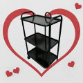 Mini Trolley-Trolley 3 Tray Wheels Moving Trolley-Side Table Trolley-Kitchen Trolley-Saloon trolley-Kitchen trolley-Tea trolley. 